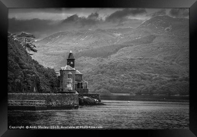 Snowdonia from Barmouth Framed Print by Andy Morley