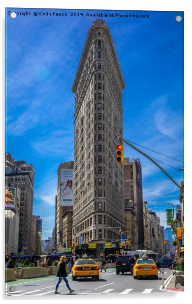 Flatiron Building, NYC Acrylic by Colin Keown