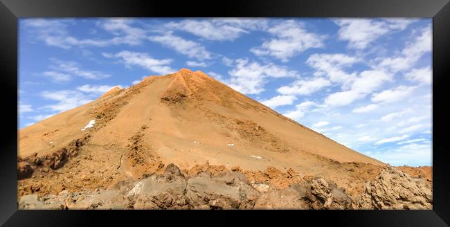 The Volcano Mount Teide, Tenerife  Framed Print by Naylor's Photography