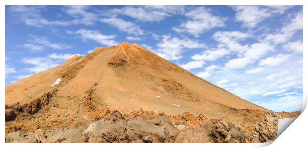 The Volcano Mount Teide, Tenerife  Print by Naylor's Photography