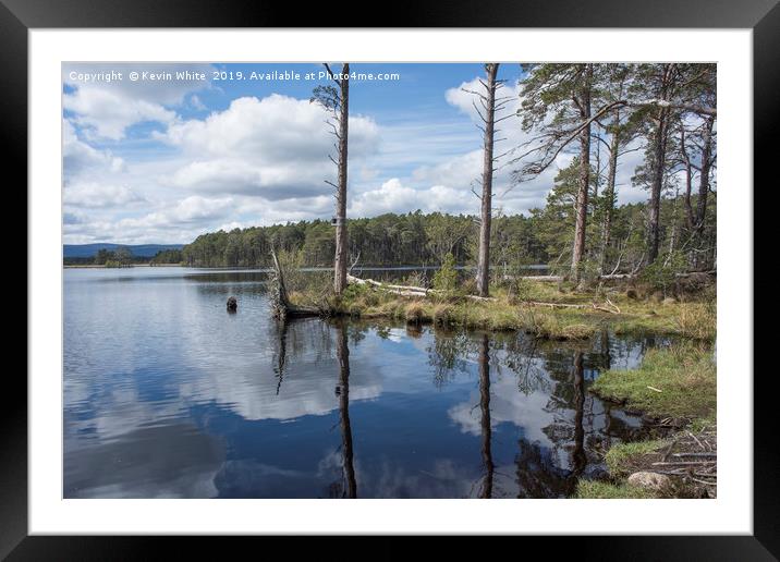 Loch Mallachie Framed Mounted Print by Kevin White
