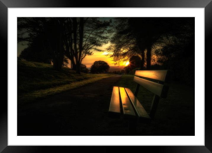 Sunset at Ravenhill Park Framed Mounted Print by Leighton Collins