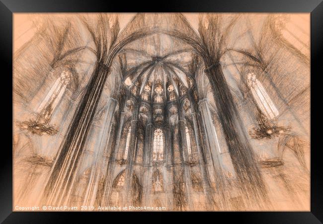 Barcelona Cathedral Art Framed Print by David Pyatt