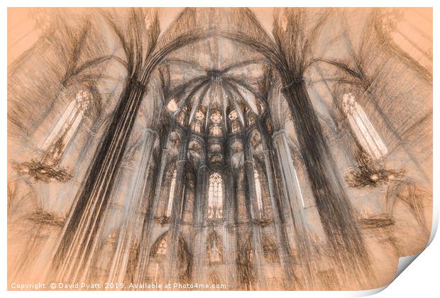 Barcelona Cathedral Art Print by David Pyatt