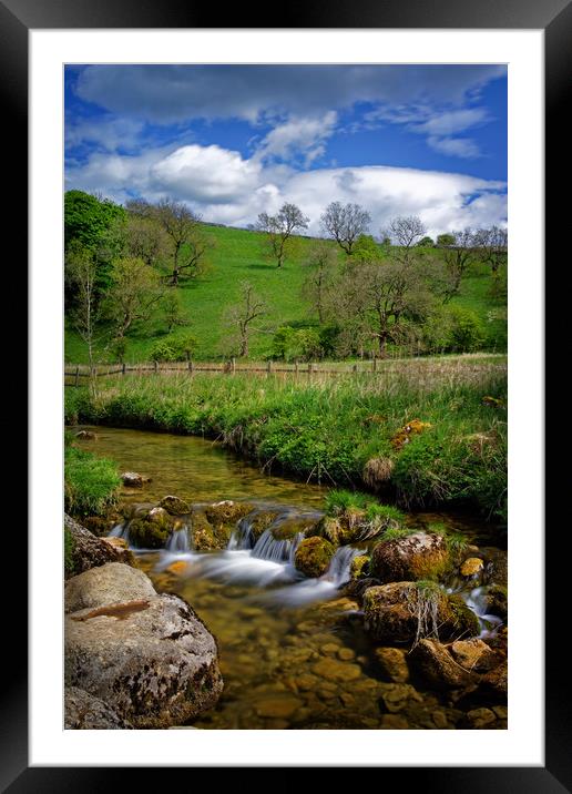  Gordale Beck                               Framed Mounted Print by Darren Galpin