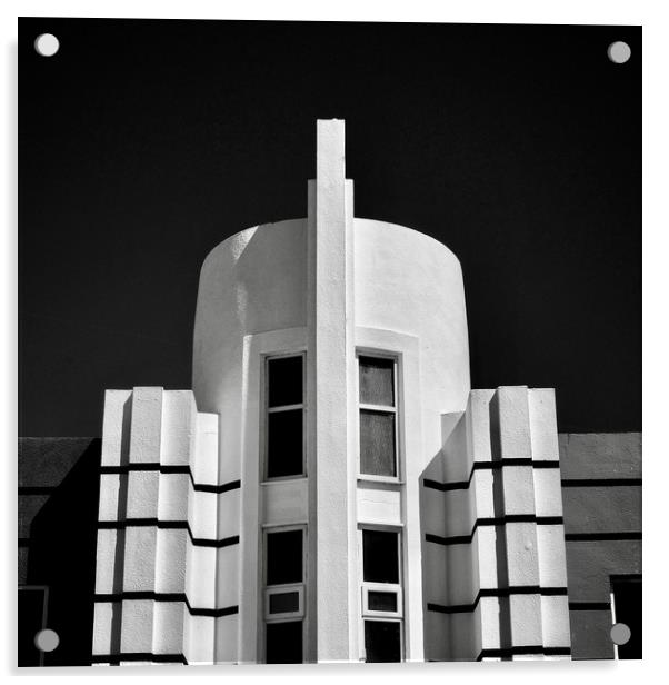              Art Deco Building                     Acrylic by Victor Burnside
