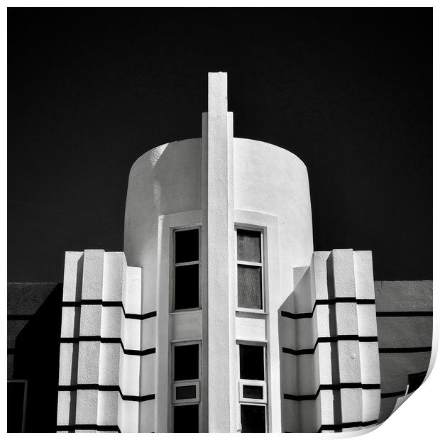              Art Deco Building                     Print by Victor Burnside