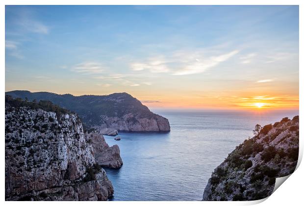Sunset in Ibiza Print by Graham Custance