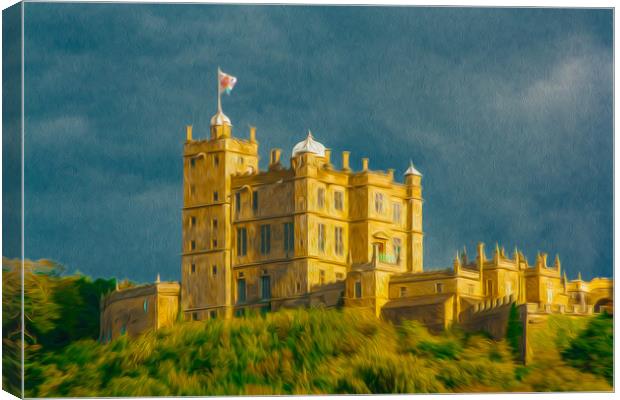Bolsover Castle (Oil Paint) Canvas Print by Michael South Photography