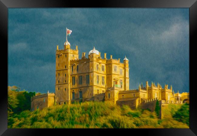 Bolsover Castle (Oil Paint) Framed Print by Michael South Photography