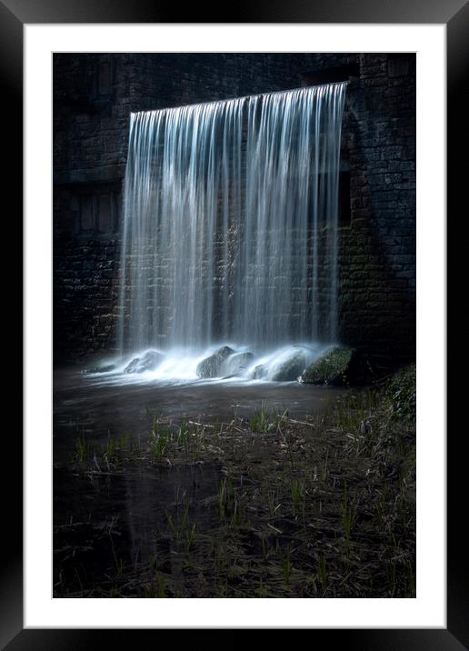 Waterfall Framed Mounted Print by Svetlana Sewell