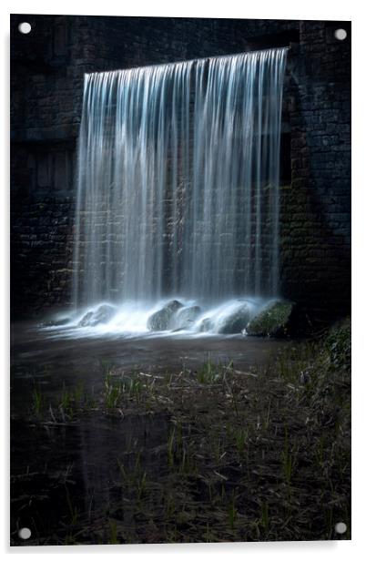 Waterfall Acrylic by Svetlana Sewell