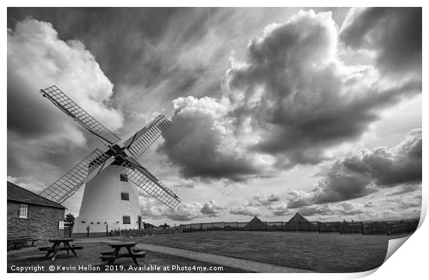 Windmill Print by Kevin Hellon