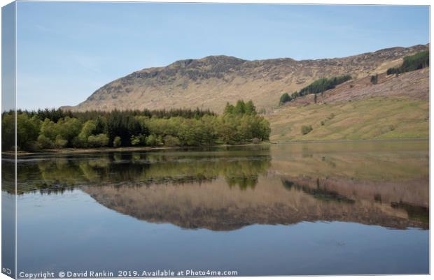 Loch Lubhair, near Crianlarich, the Highlands, Sco Canvas Print by Photogold Prints