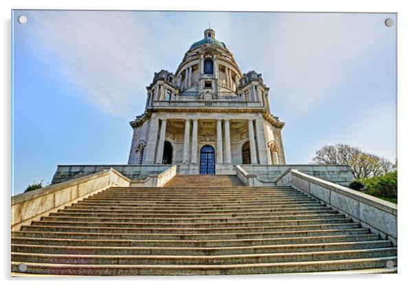 Stairway to heaven (Ashton Memorial) Acrylic by David McCulloch