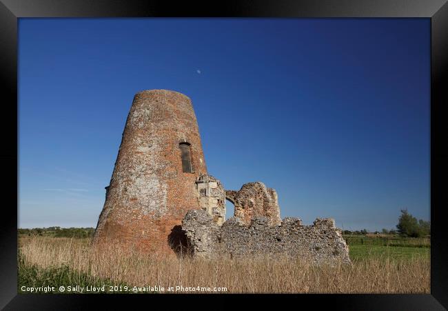 St Benet's Abbey, Norfolk  Framed Print by Sally Lloyd