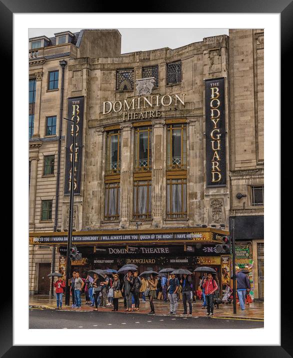 Dominion Theater in London    Framed Mounted Print by Darryl Brooks