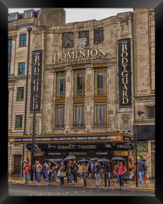 Dominion Theater in London    Framed Print by Darryl Brooks