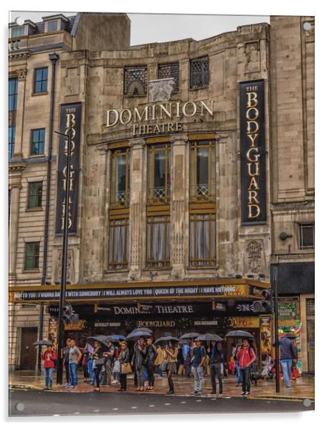 Dominion Theater in London    Acrylic by Darryl Brooks