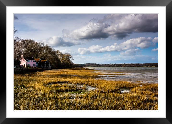 Pin Mill Suffolk Framed Mounted Print by Robbie Spencer