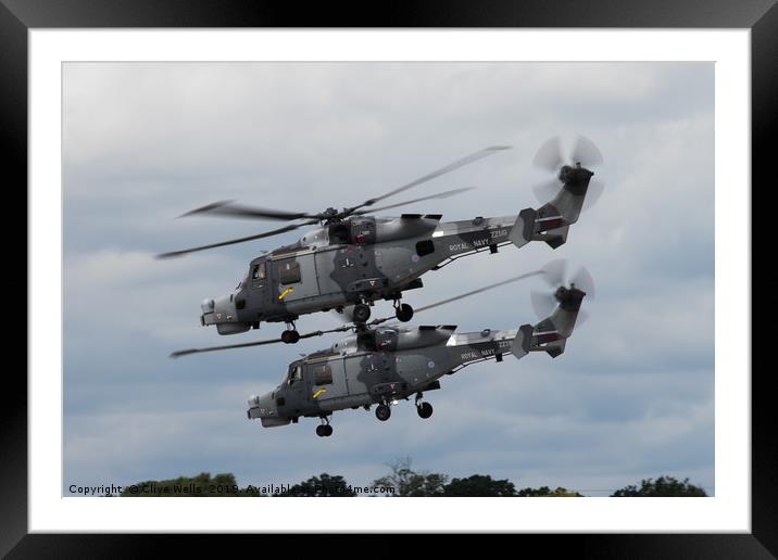 AgustaWestland AW159 Wildcat HWA2 Framed Mounted Print by Clive Wells