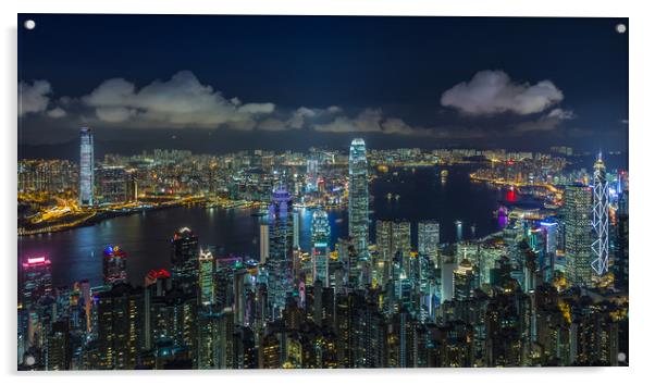 HONG KONG 32 Acrylic by Tom Uhlenberg