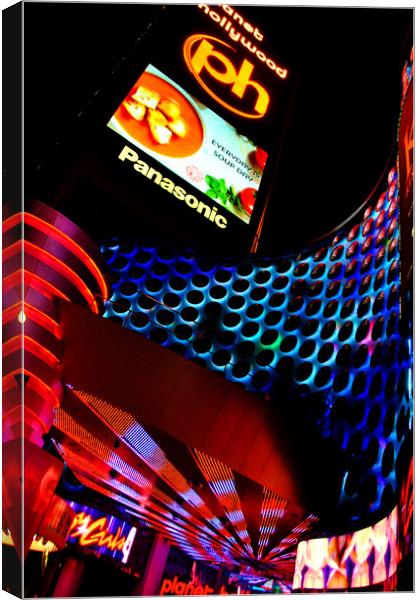 Planet Hollywood Hotel Las Vegas America Canvas Print by Andy Evans Photos