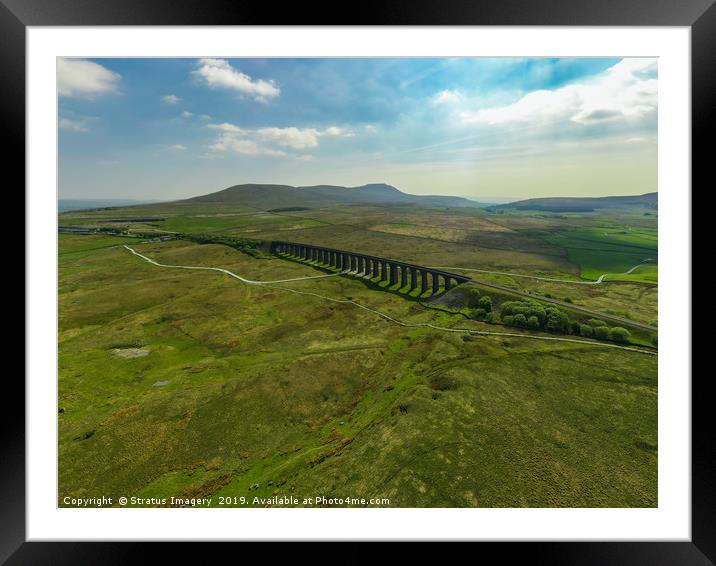 Ribblehead Viaduct,Yorkshire Framed Mounted Print by Stratus Imagery