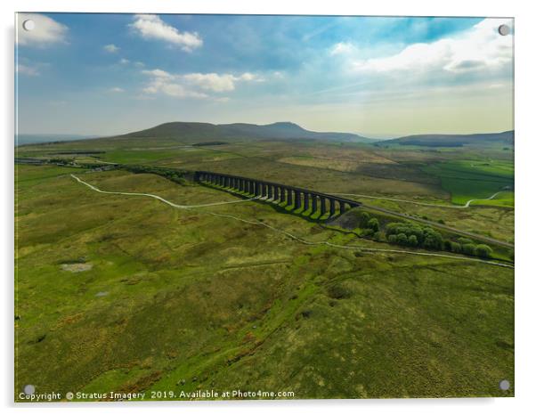 Ribblehead Viaduct,Yorkshire Acrylic by Stratus Imagery