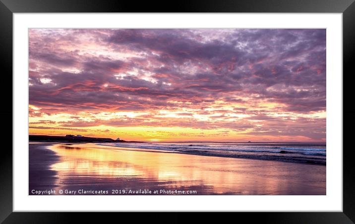 Sky on Fire Framed Mounted Print by Gary Clarricoates