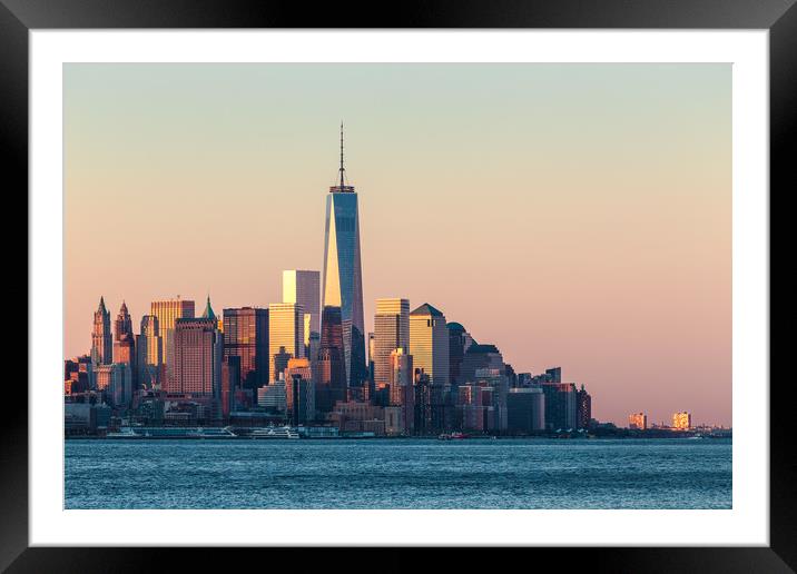 NEW YORK CITY 08 Framed Mounted Print by Tom Uhlenberg
