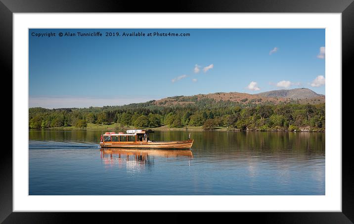 Princess of the lake Framed Mounted Print by Alan Tunnicliffe