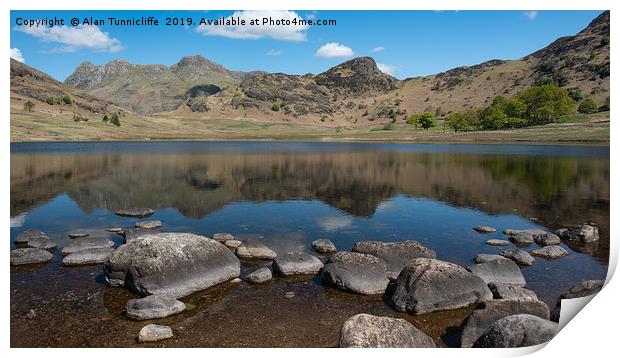 Blea tarn Print by Alan Tunnicliffe