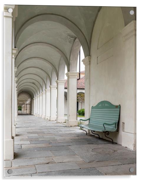 The empty bench Acrylic by Paolo Seimandi