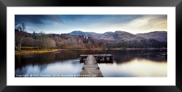 Loch Earn No.9 Framed Mounted Print by Phill Thornton