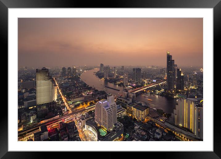 BANGKOK 10 Framed Mounted Print by Tom Uhlenberg