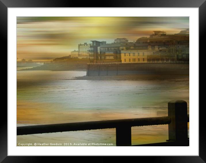 A Wet Weston Framed Mounted Print by Heather Goodwin