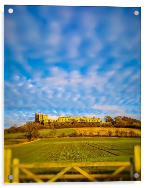 Bolsover Castle Acrylic by Michael South Photography