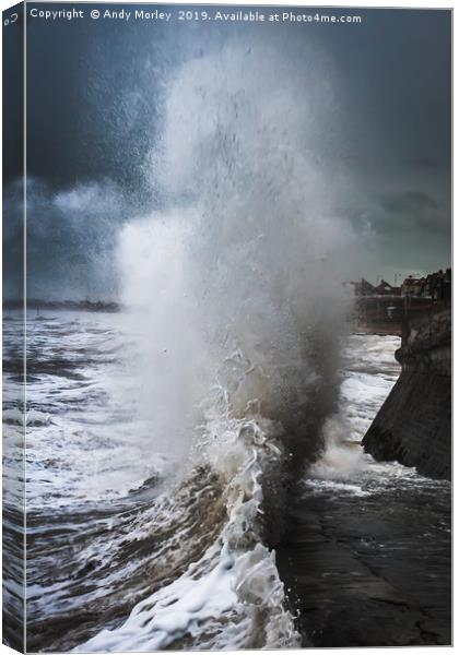 An Even Bigger Splash Canvas Print by Andy Morley