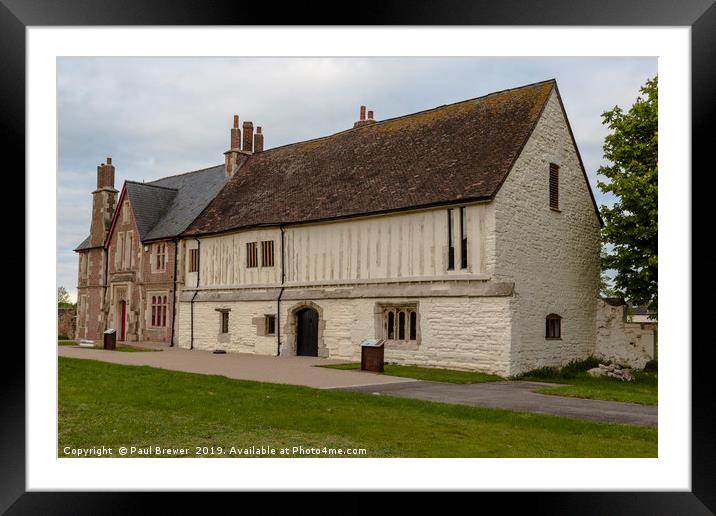 Llanthony Secunda Priory Framed Mounted Print by Paul Brewer