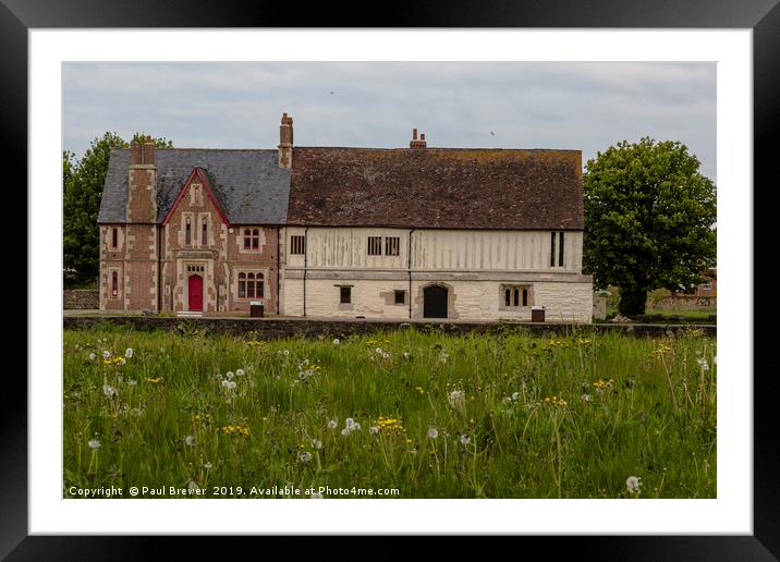 Llanthony Secunda Priory Framed Mounted Print by Paul Brewer
