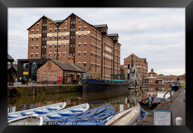 National Waterways Museum Framed Print by Paul Brewer