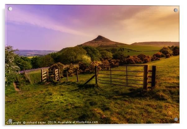 Gateway to Gods Country Acrylic by richard sayer