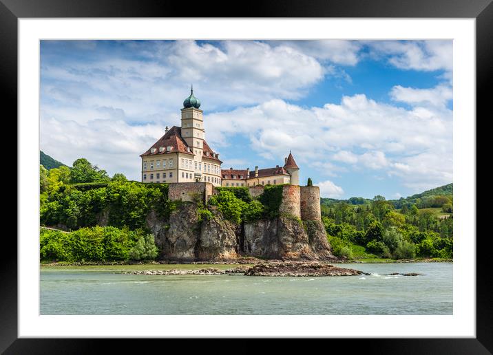 Schonbuhel castle, Danube river, Lower Austria Framed Mounted Print by Sergey Fedoskin