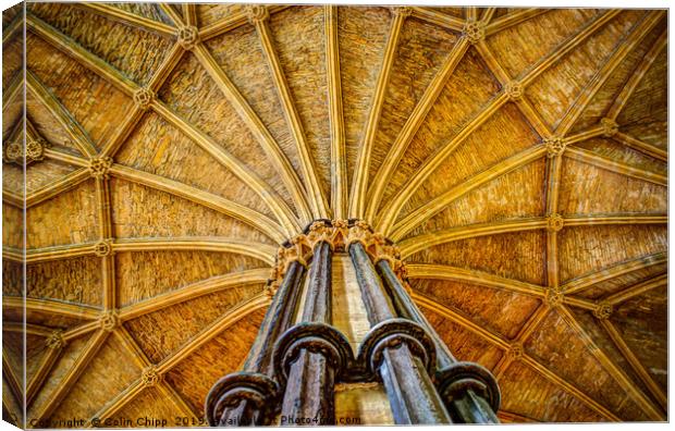 Lincoln Cathedral Chapter House Canvas Print by Colin Chipp