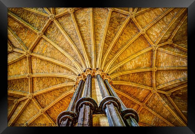 Lincoln Cathedral Chapter House Framed Print by Colin Chipp