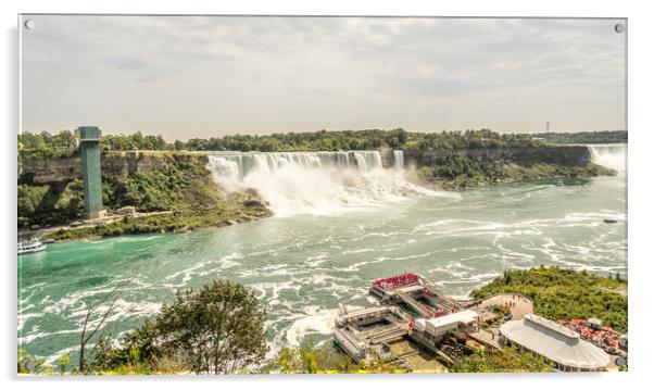 The wonder American and Canadian Niagara Falls Acrylic by Naylor's Photography