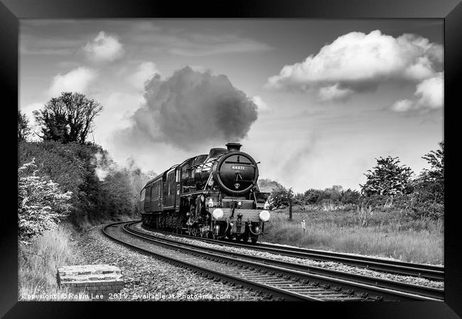 Steam Locomotive No. 44871 Framed Print by Robin Lee