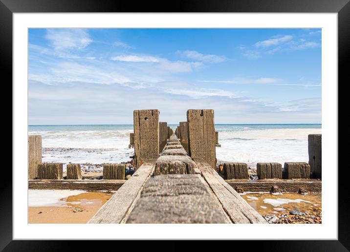 Into the Blue Framed Mounted Print by Kevin Snelling
