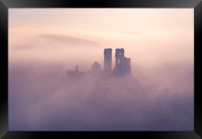 Corfe Dawn Framed Print by Chris Frost